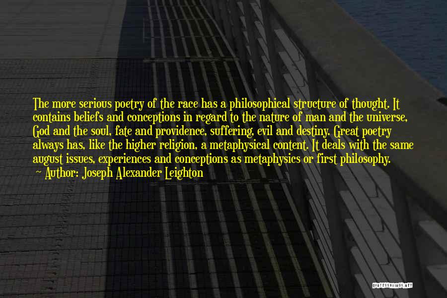 God Beliefs Quotes By Joseph Alexander Leighton