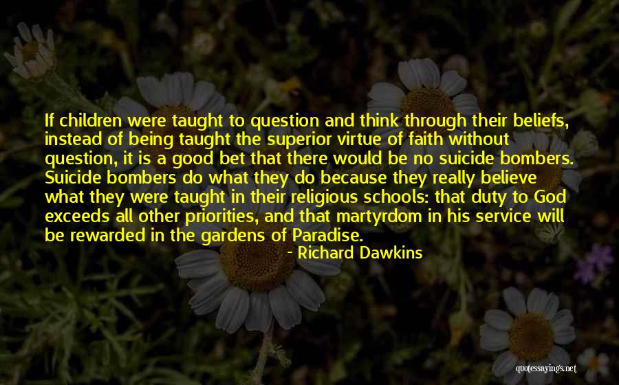 God Beliefs Quotes By Richard Dawkins