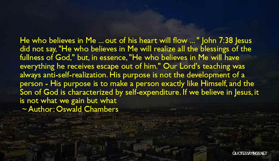 God Believes In Me Quotes By Oswald Chambers