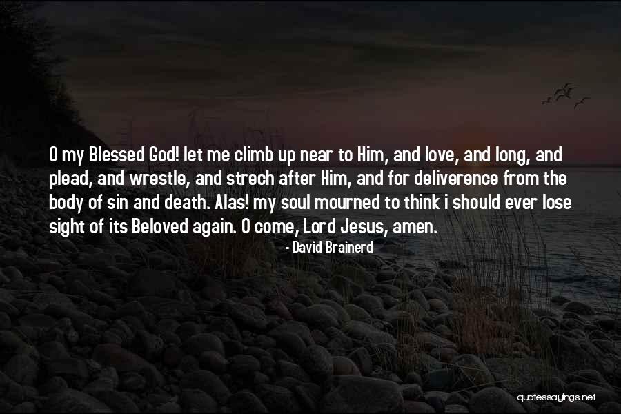 God Blessed Me Quotes By David Brainerd