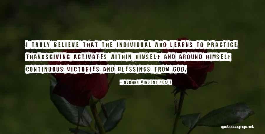 God Blessing Me With You Quotes By Norman Vincent Peale