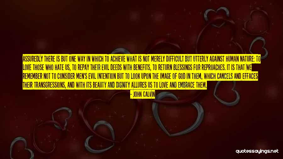 God Blessing Us Quotes By John Calvin