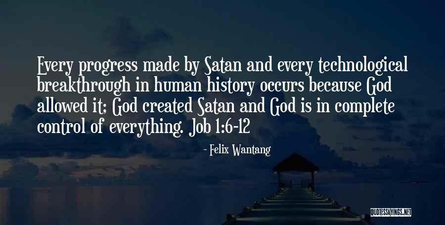 God Breakthrough Quotes By Felix Wantang