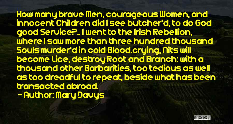 God Butcher Quotes By Mary Davys