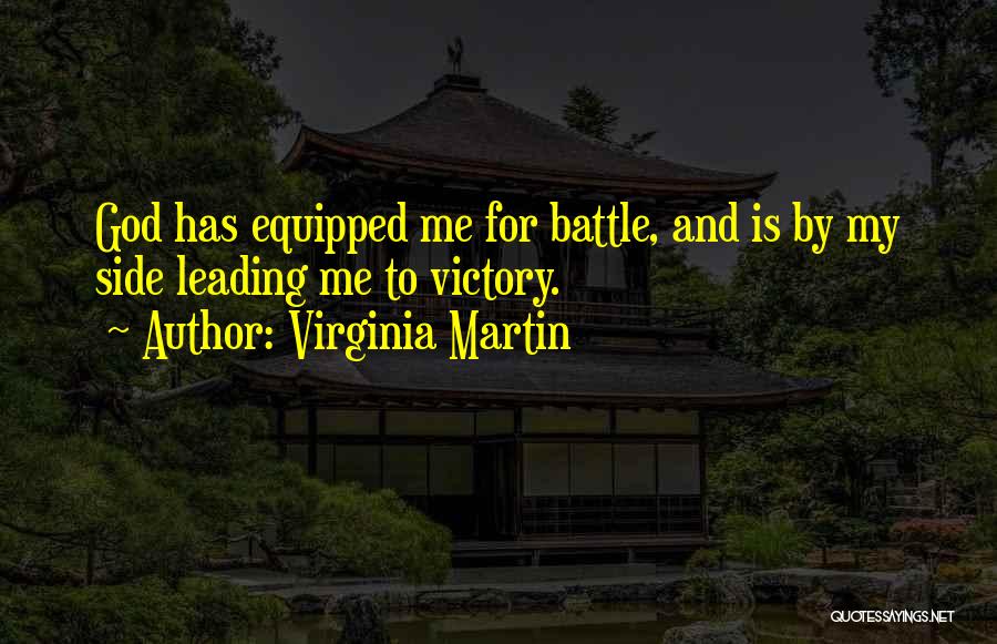 God By My Side Quotes By Virginia Martin