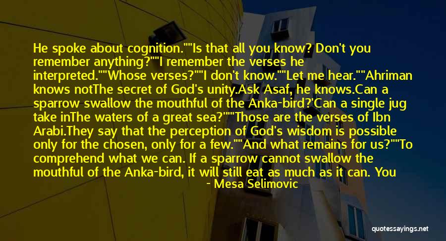 God Can You Hear Me Quotes By Mesa Selimovic God Can You Hear Me Quotes By Mesa Selimovic