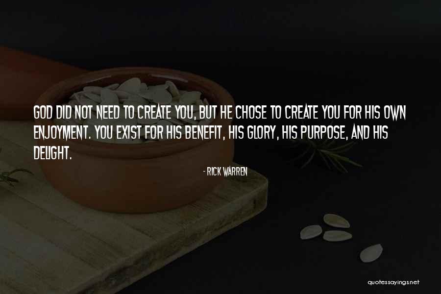 God Chose You Quotes By Rick Warren