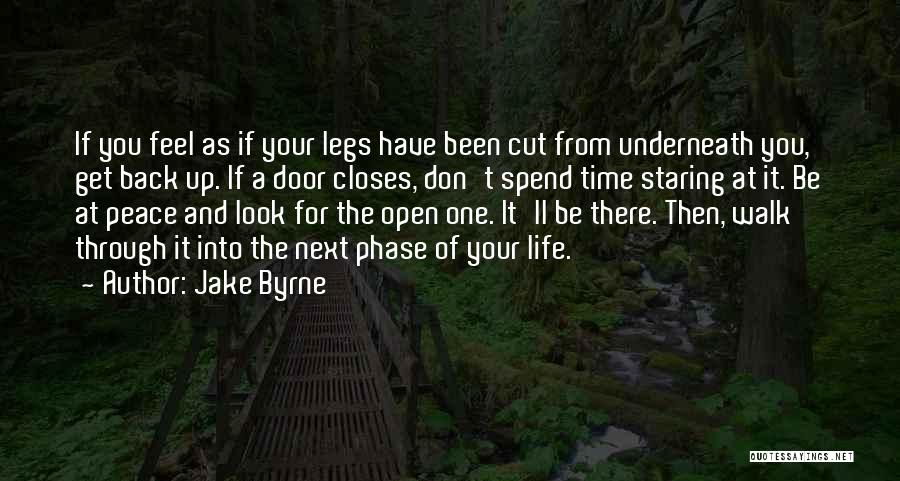 God Closes Door Quotes By Jake Byrne