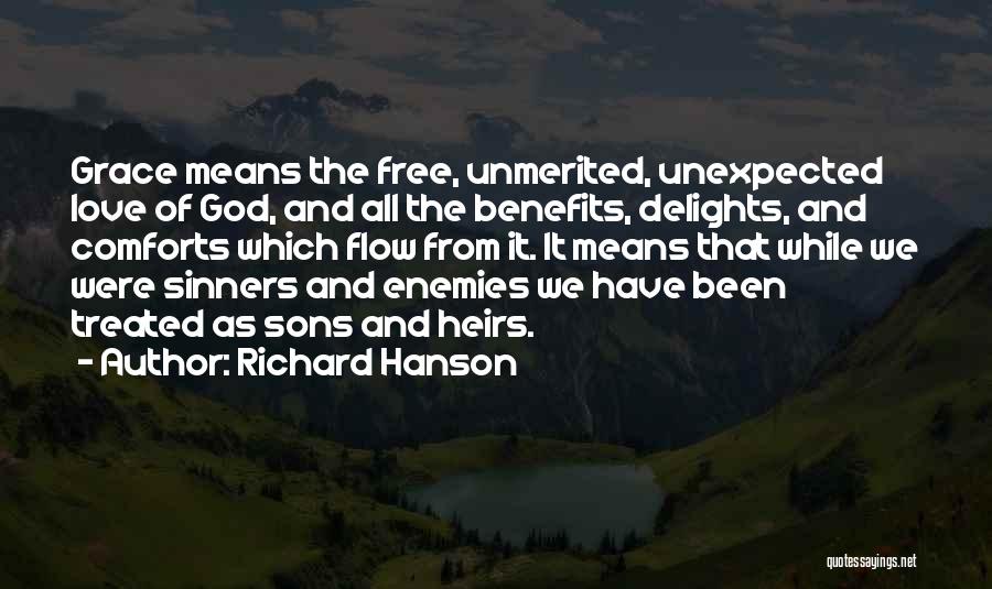 God Comforts Quotes By Richard Hanson