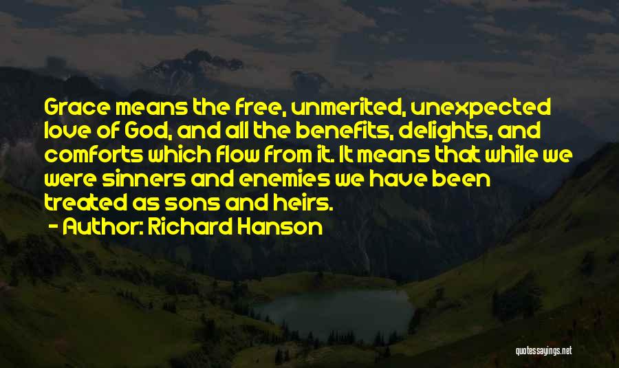 God Comforts Us Quotes By Richard Hanson
