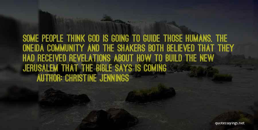 God Coming Soon Quotes By Christine Jennings