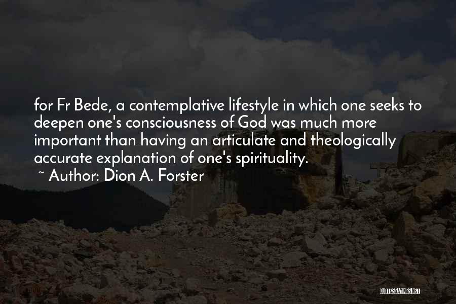 God Consciousness Quotes By Dion A. Forster