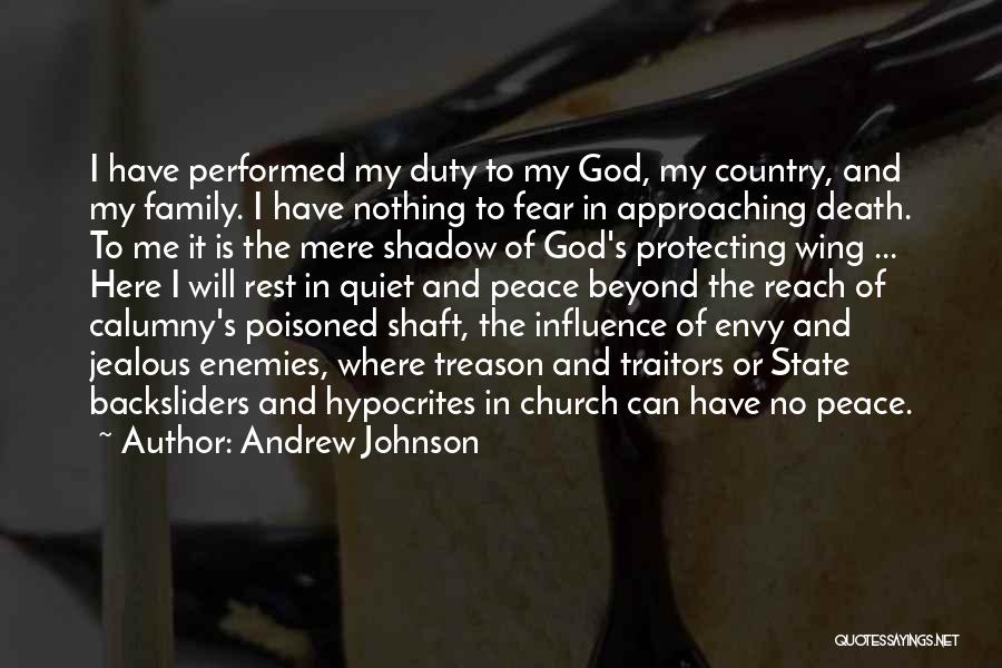 God Country Family Quotes By Andrew Johnson