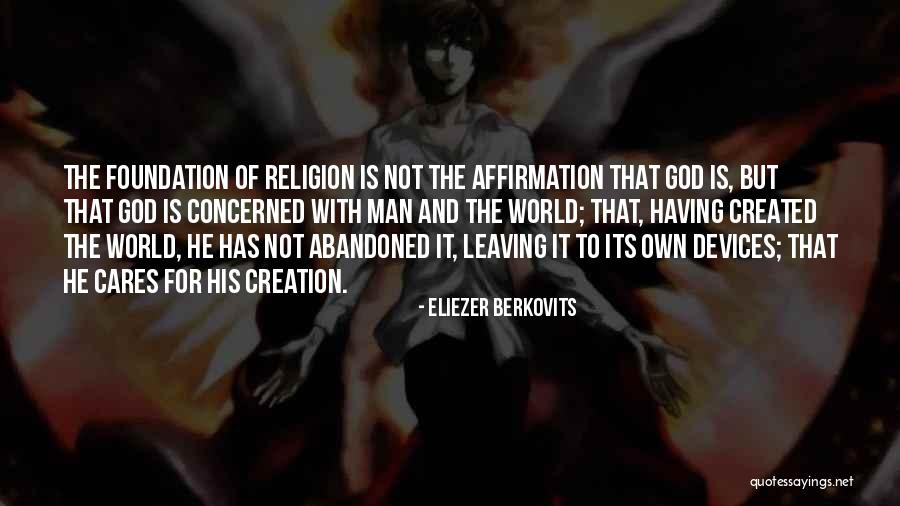 God Created Man Quotes By Eliezer Berkovits