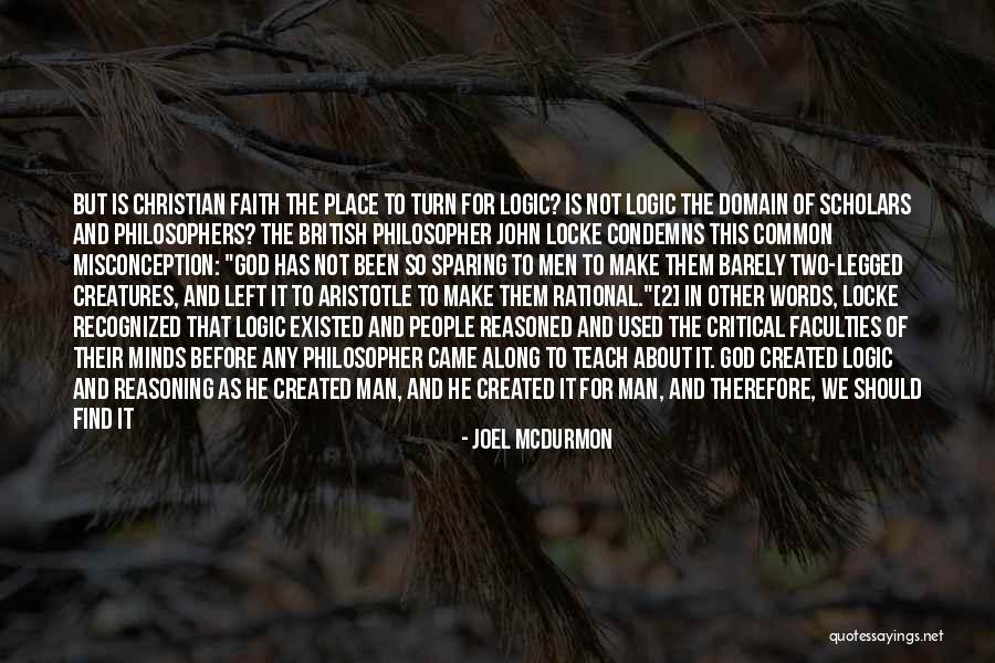 God Created Man Quotes By Joel McDurmon