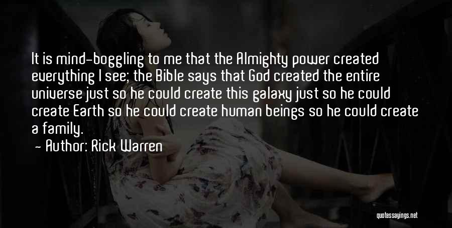 God Created Me Quotes By Rick Warren