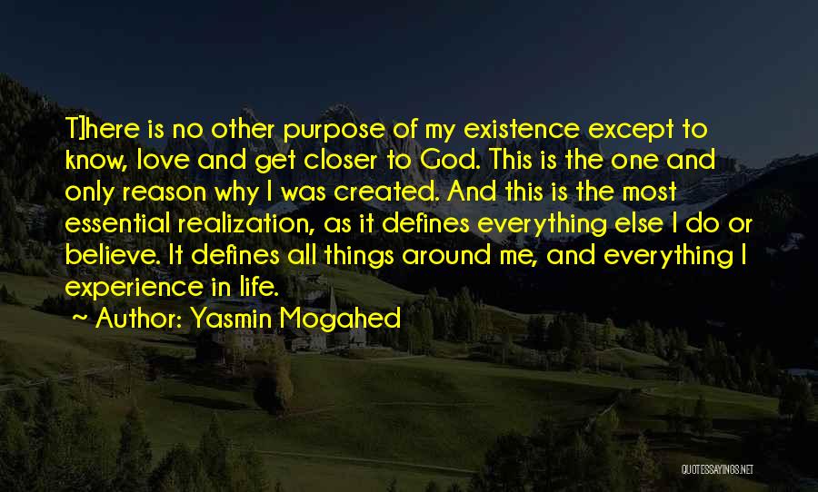 God Created Me Quotes By Yasmin Mogahed
