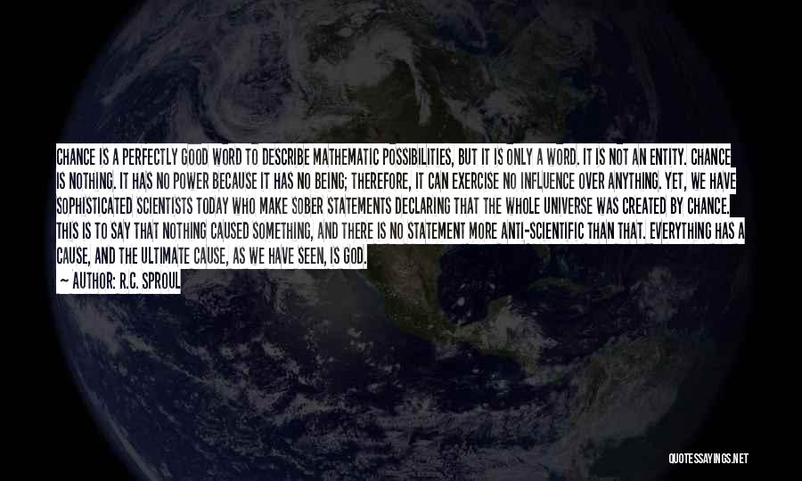 God Created The Universe Quotes By R.C. Sproul