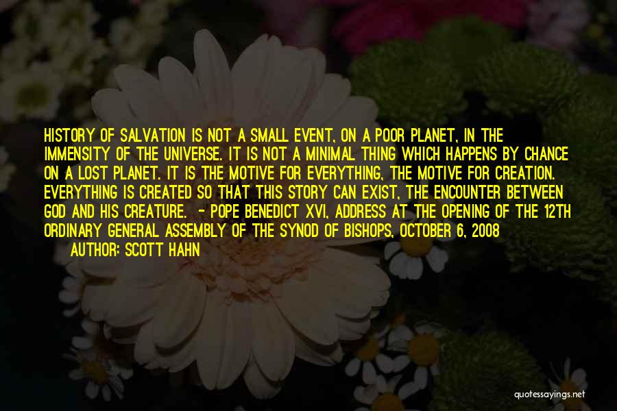 God Created The Universe Quotes By Scott Hahn