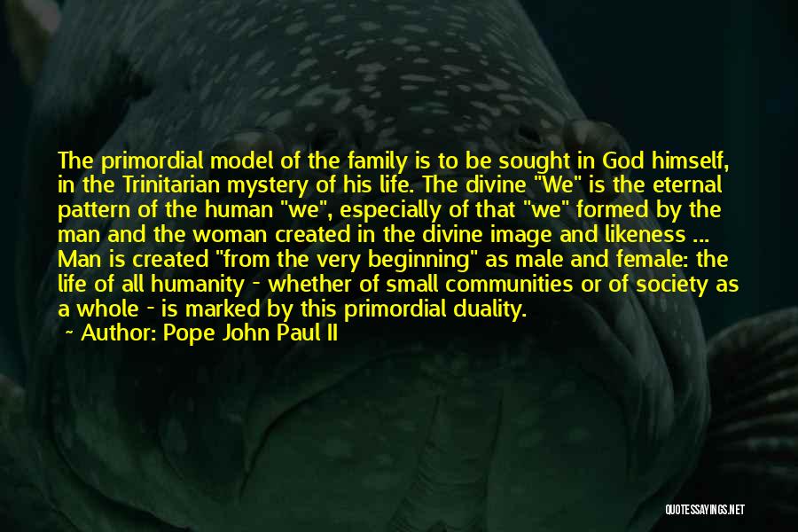 God Created Woman Quotes By Pope John Paul II