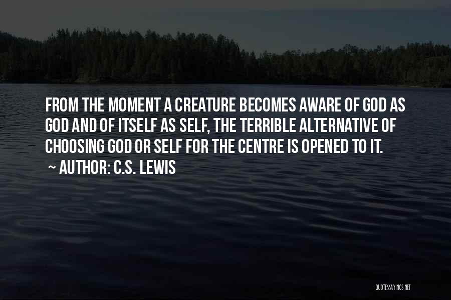 God Creature Quotes By C.S. Lewis