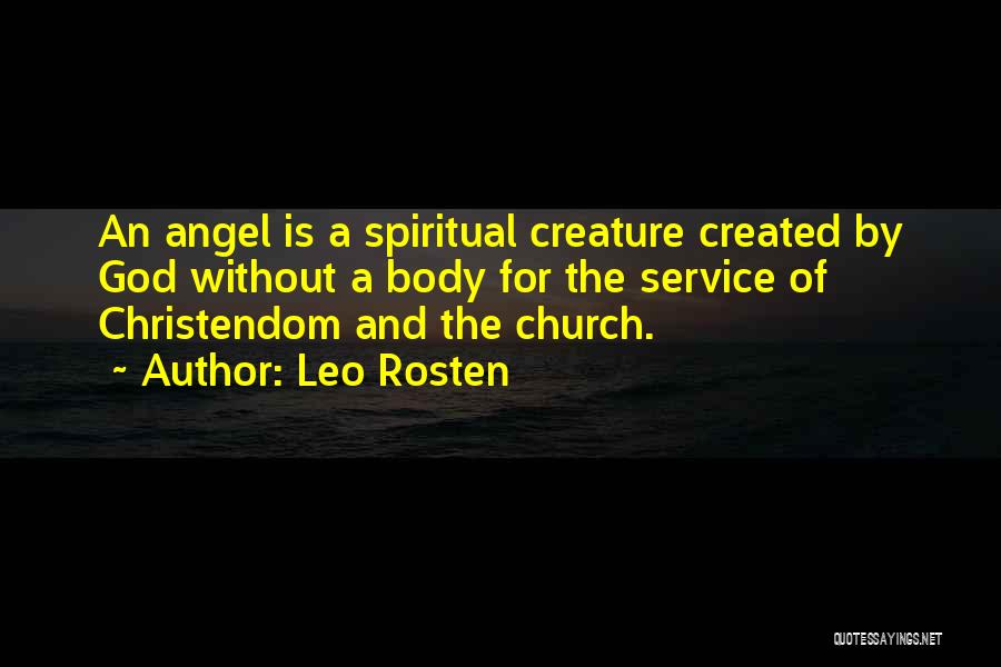 God Creature Quotes By Leo Rosten