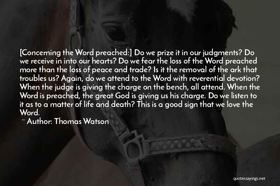 God Devotion Quotes By Thomas Watson