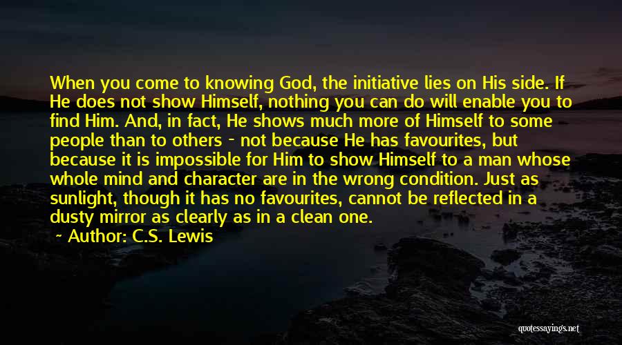 God Does The Impossible Quotes By C.S. Lewis