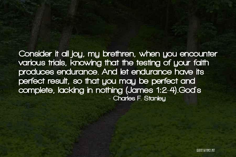 God Encounter Quotes By Charles F. Stanley