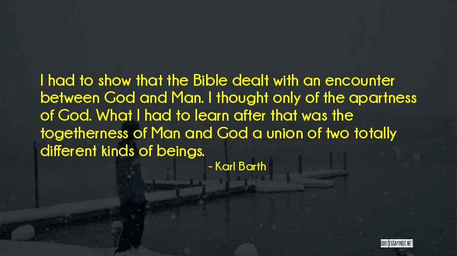 God Encounter Quotes By Karl Barth