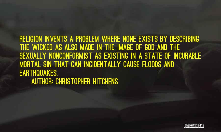 God Existing Quotes By Christopher Hitchens