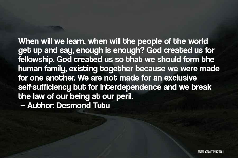 God Existing Quotes By Desmond Tutu