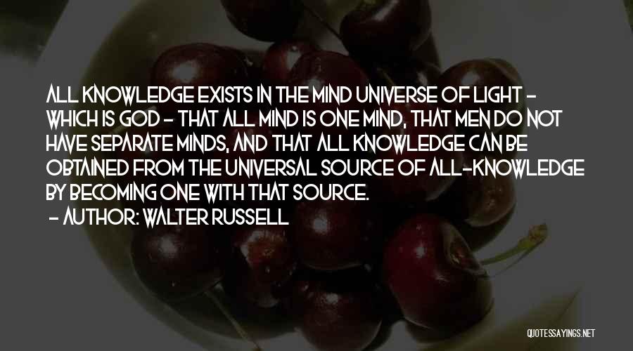 God Exists Quotes By Walter Russell