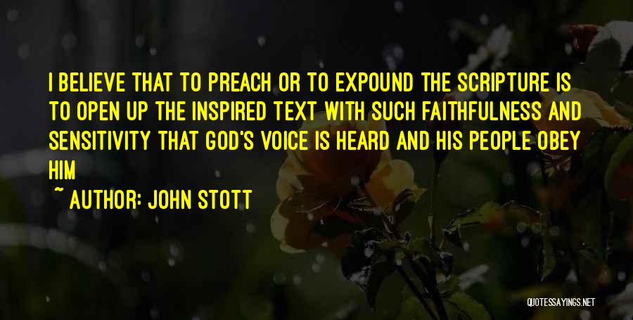 God Faithfulness Quotes By John Stott