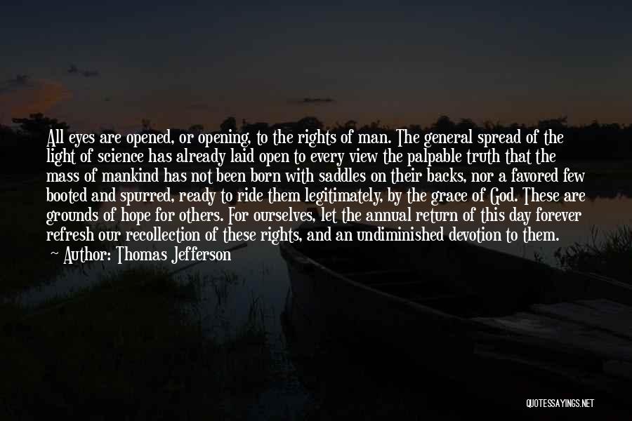 God Favored Quotes By Thomas Jefferson