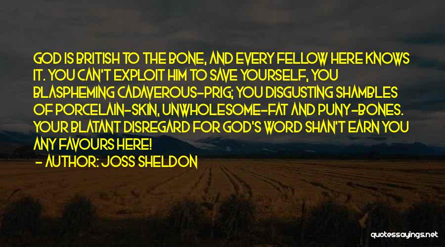 God Favours Quotes By Joss Sheldon