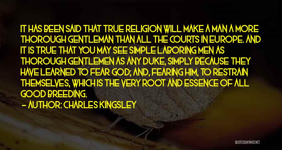 God Fearing Quotes By Charles Kingsley