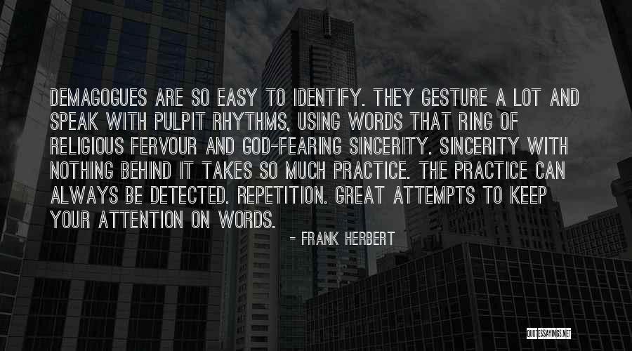 God Fearing Quotes By Frank Herbert