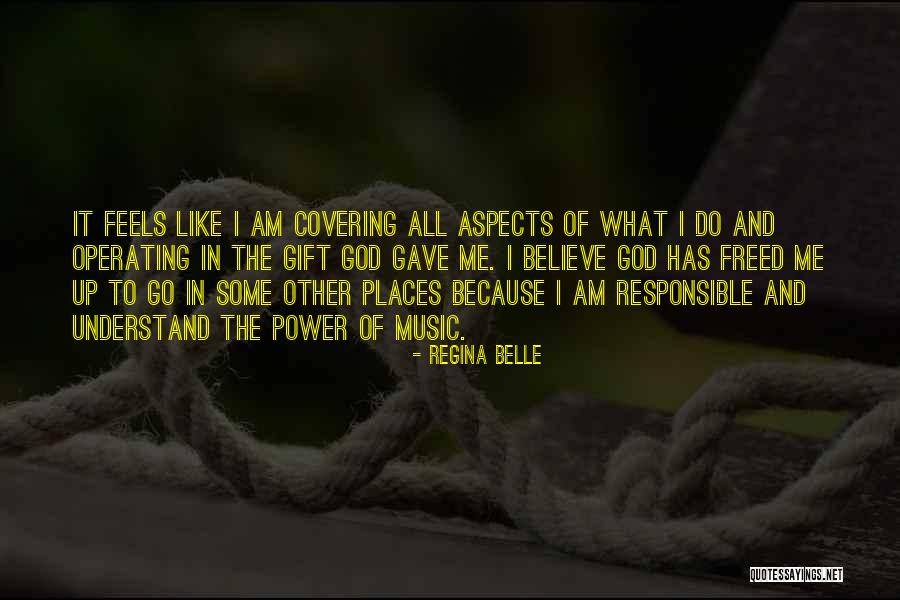 God Feels Me Quotes By Regina Belle God Feels Me Quotes By Regina Belle