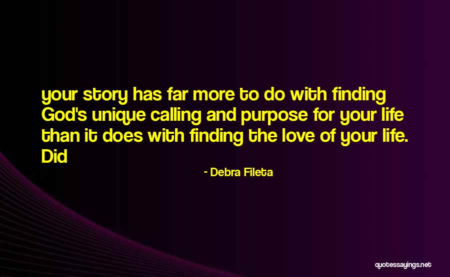 God Finding Love Quotes By Debra Fileta