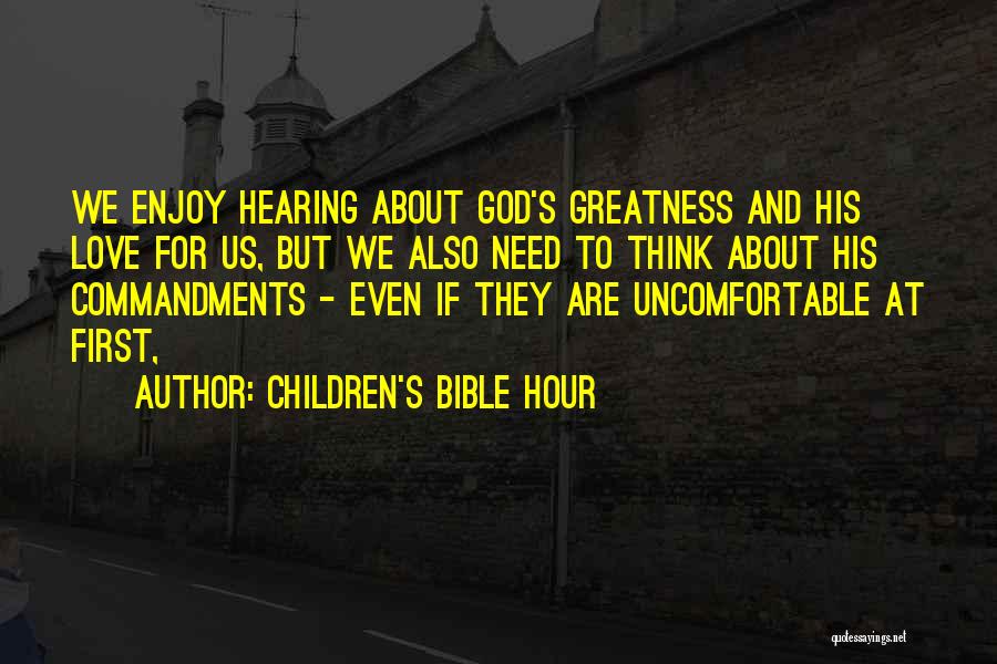 God First Bible Quotes By Children's Bible Hour