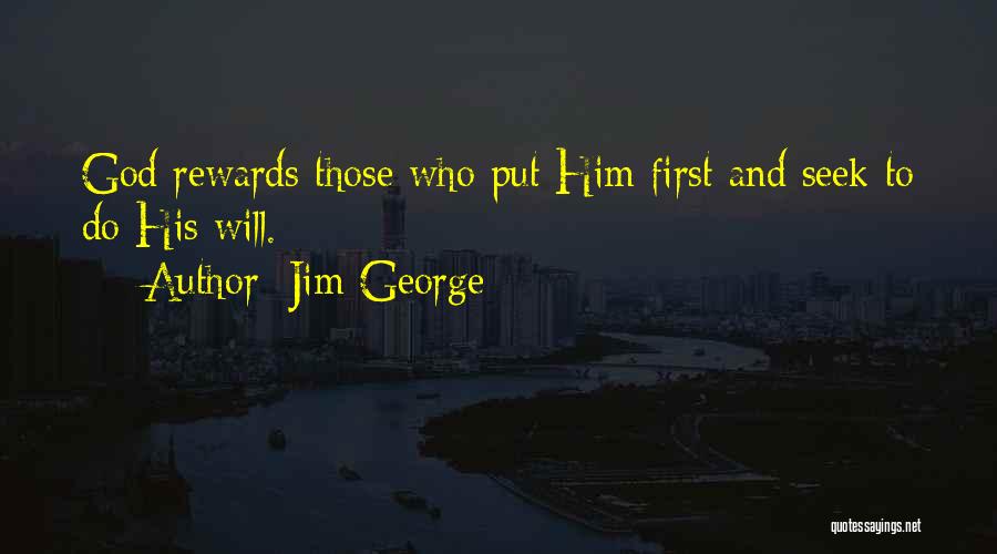 God First Bible Quotes By Jim George