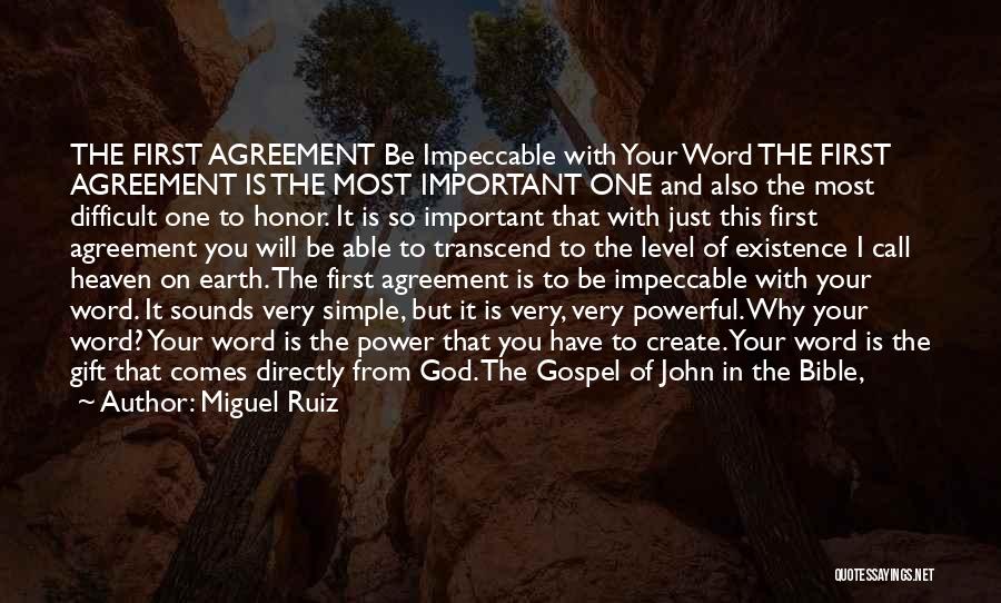 God First Bible Quotes By Miguel Ruiz