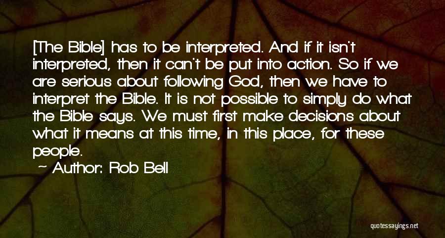 God First Bible Quotes By Rob Bell