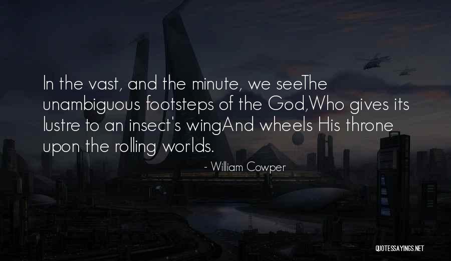 God Footsteps Quotes By William Cowper God Footsteps Quotes By William Cowper