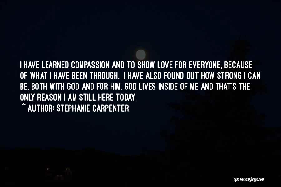 God For Today Quotes By Stephanie Carpenter