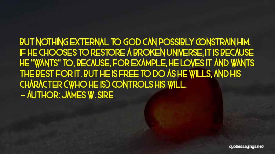 God Free Will Quotes By James W. Sire