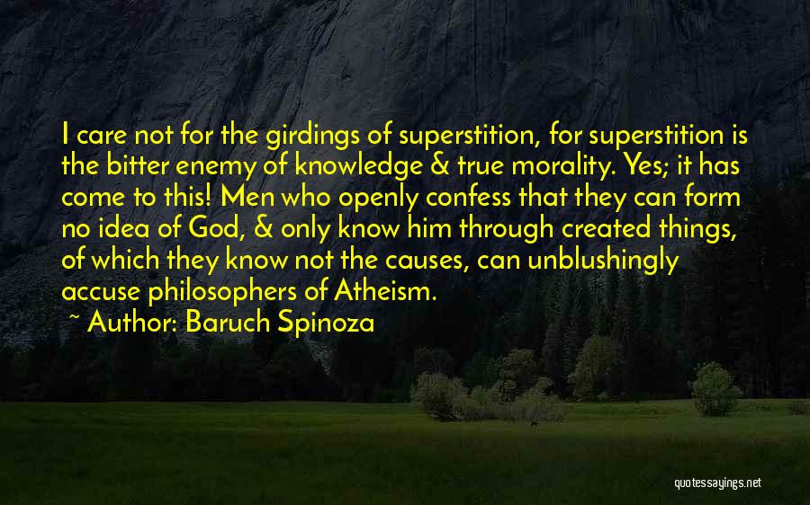 God From Philosophers Quotes By Baruch Spinoza