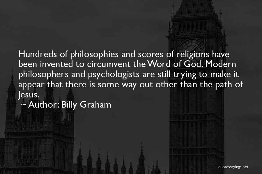 God From Philosophers Quotes By Billy Graham