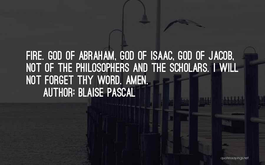 God From Philosophers Quotes By Blaise Pascal
